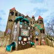 Kids Castle Twist Slides
