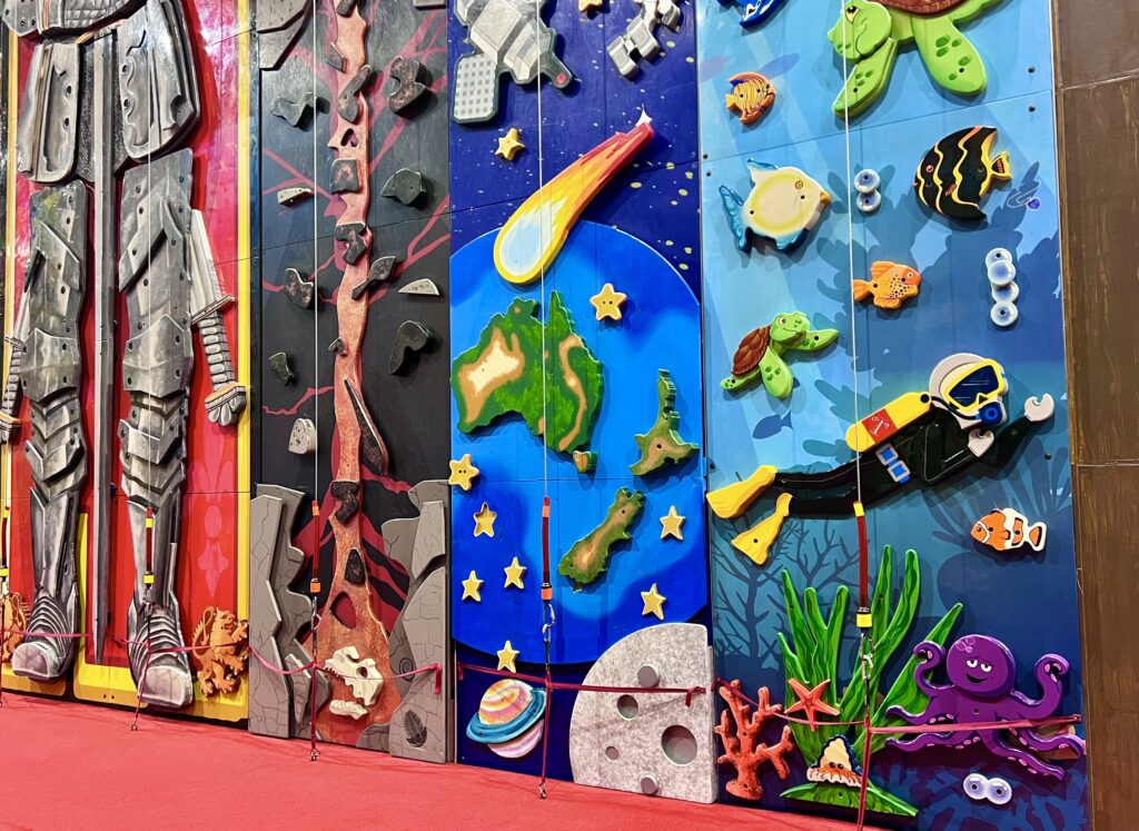 Variety of Climbing Walls