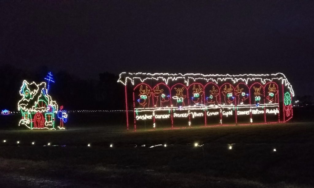 Santa's Reindeer at Hershey Sweet Lights