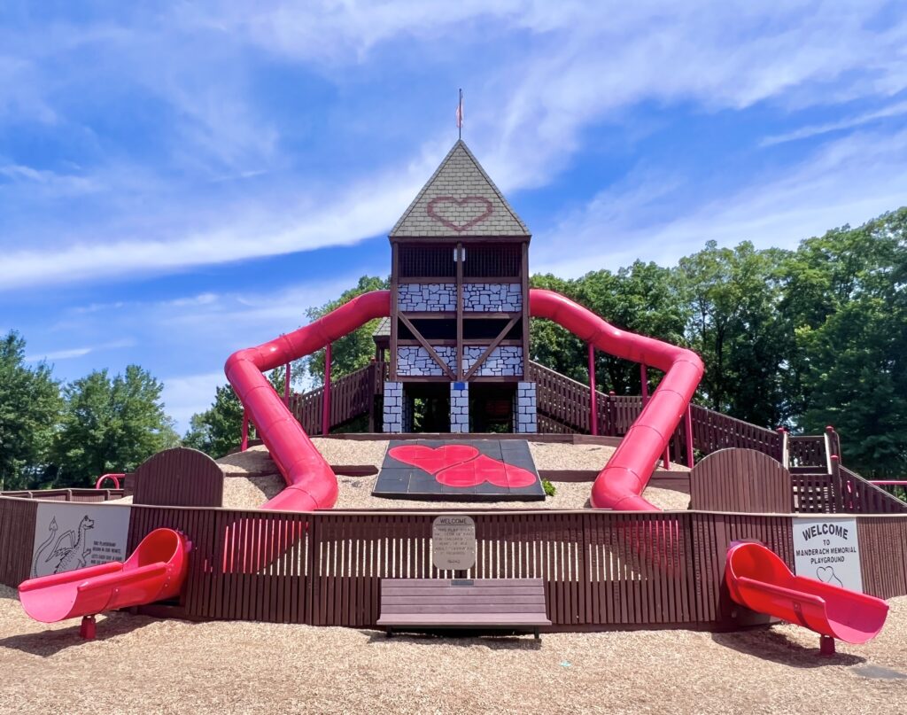 Manderach Memorial Playground Long Slides
