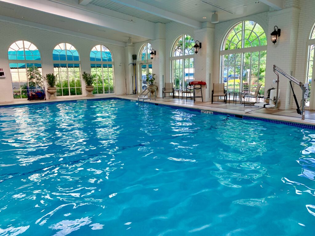 air b and b with indoor pool near me