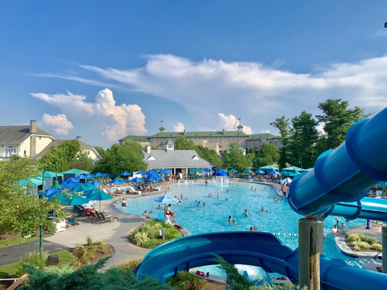 Hotel Hershey Outdoor Pool Slides 768x576 
