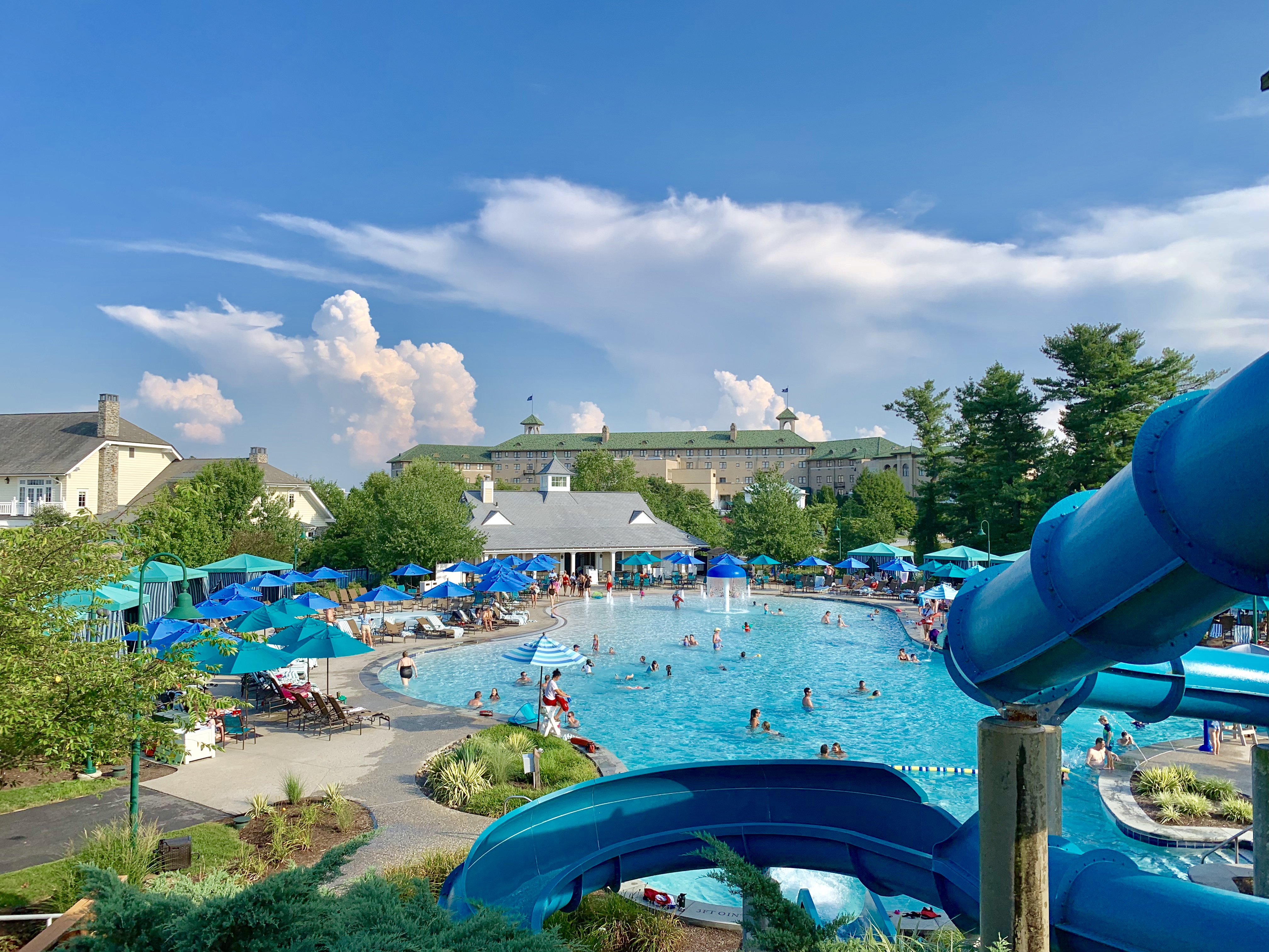 Hotel Hershey Outdoor Pool Slides 