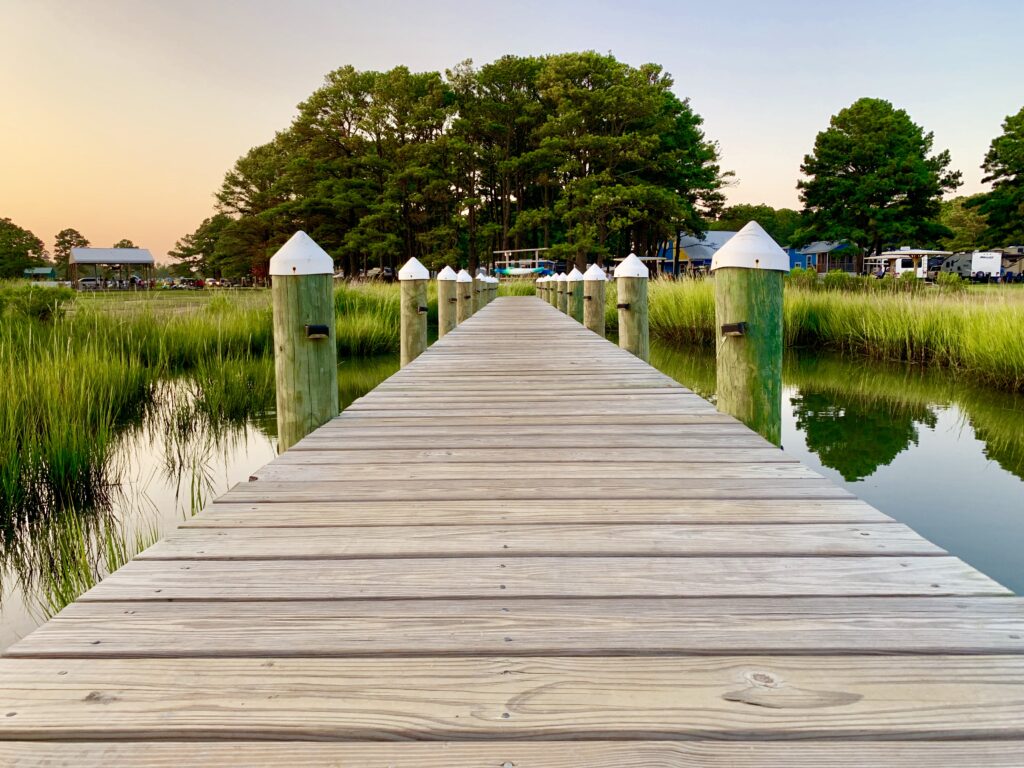 Chincoteague Island KOA Dock