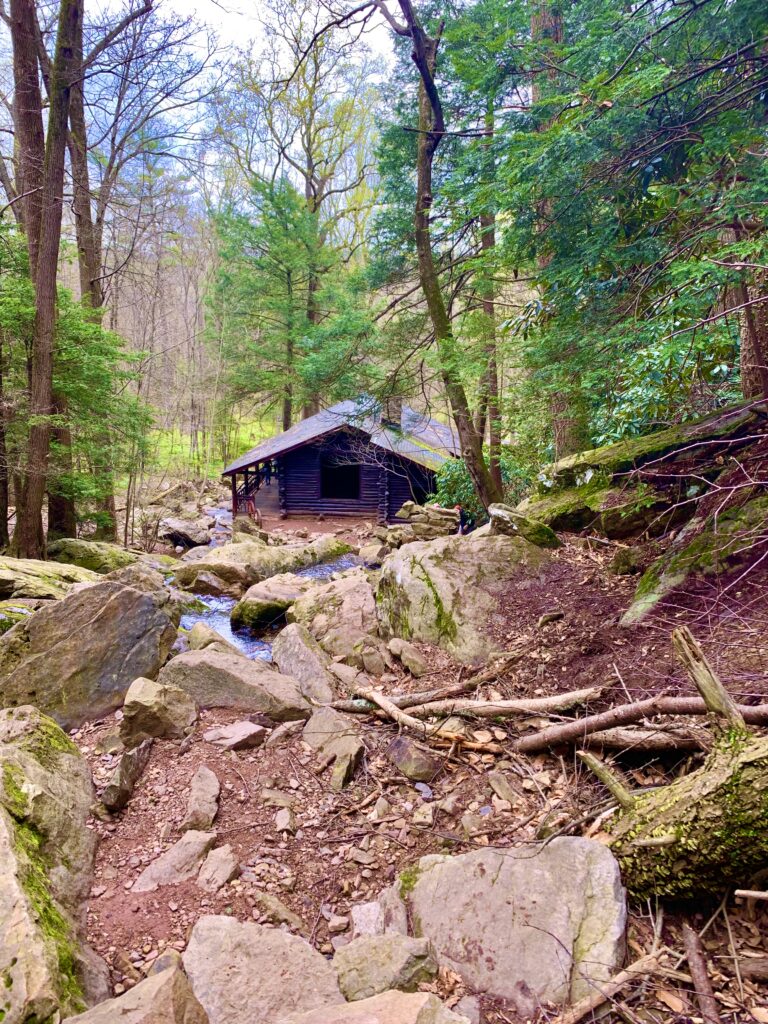 Top of Aycriggs Falls at Swatara State Park