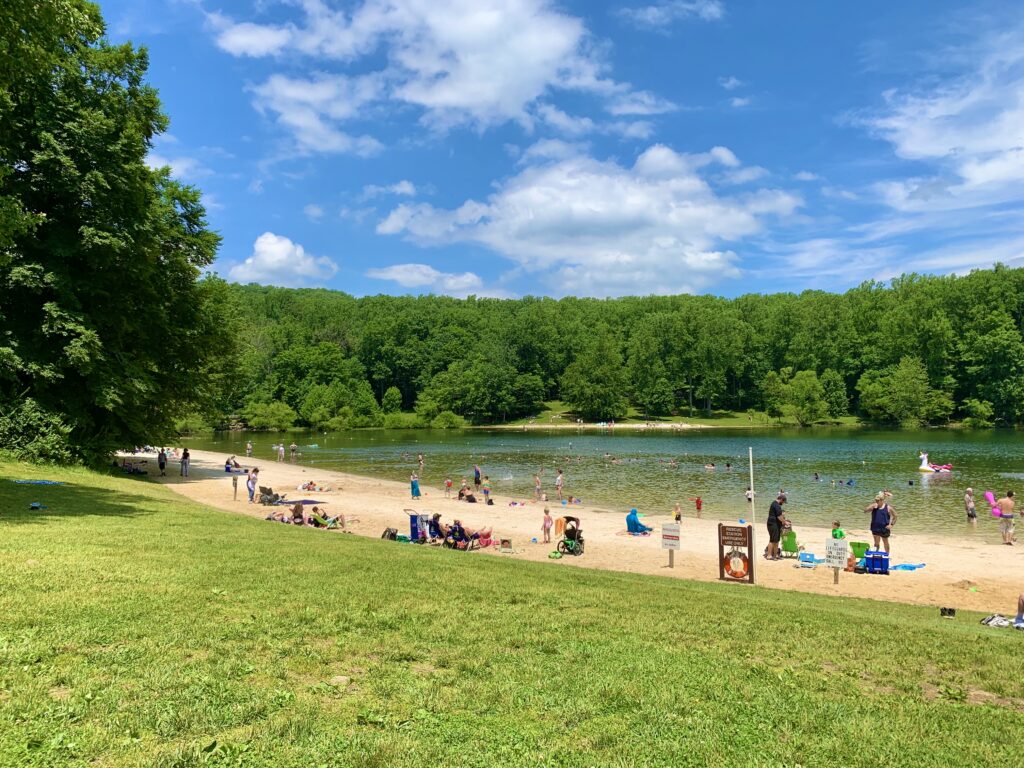 Cunningham Falls Lake Beach