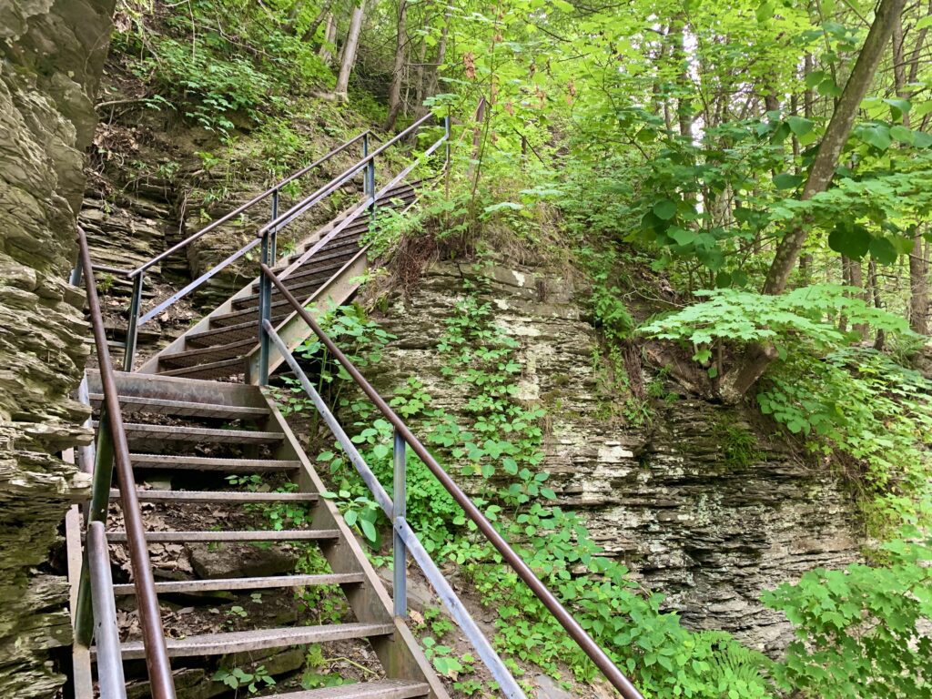 Havana Glen Park Gorge Trail Stairs