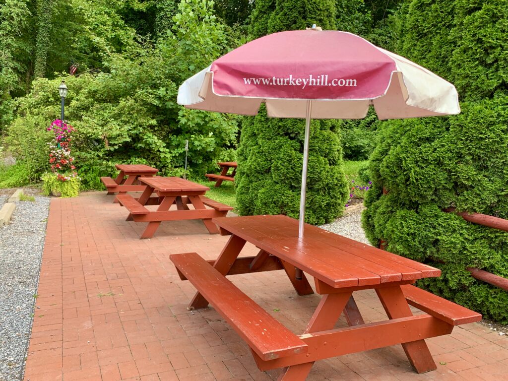 The Pretzel Hut Outdoor Seating