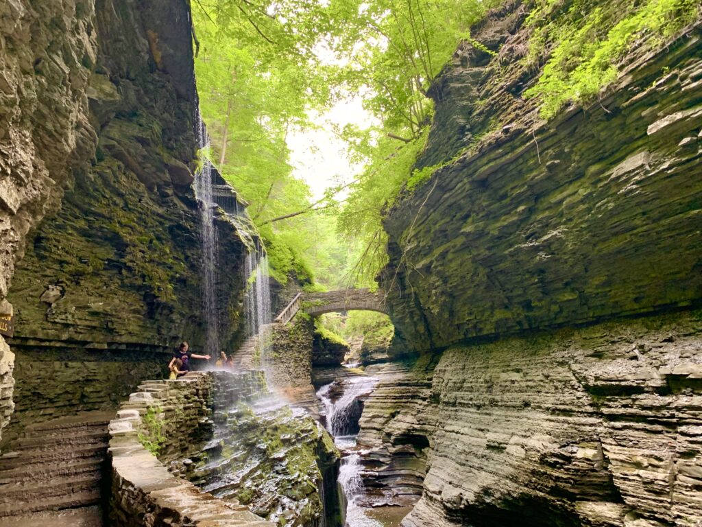 Amazing waterfalls in Ithaca NY