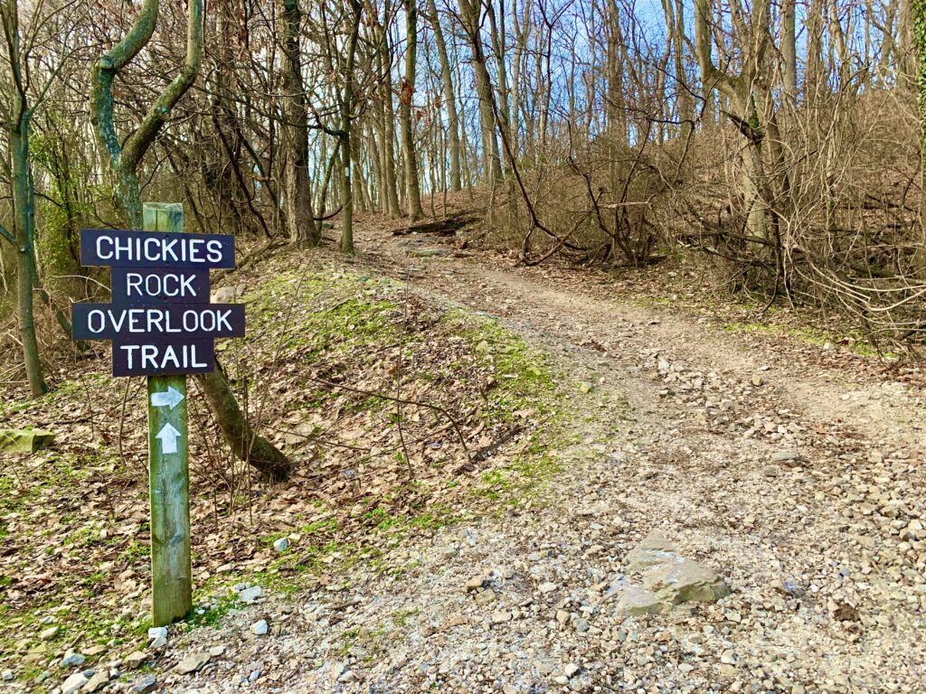 Chickies Rock Trail Map