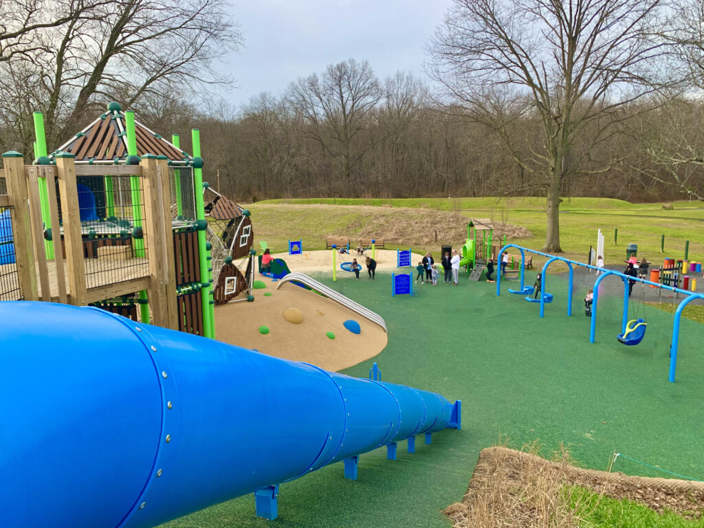 Lions Pride Park Big Blue Slide