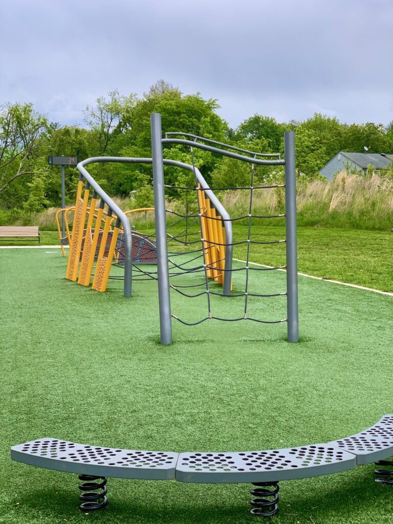 Timer on the Challenge Course at Blandair Park