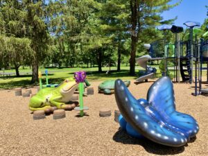 Covered Bridge Toddler Playground