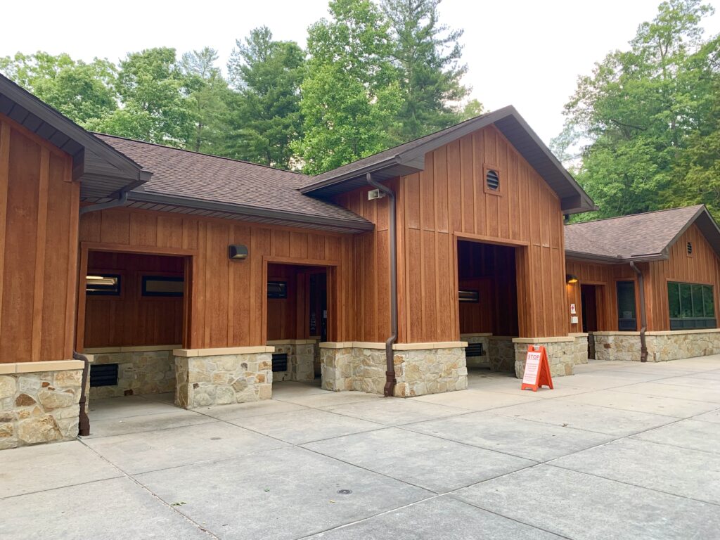 Snack Bar and Restrooms at Laurel Lake