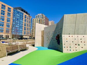 Mosaic Park Climbing Wall