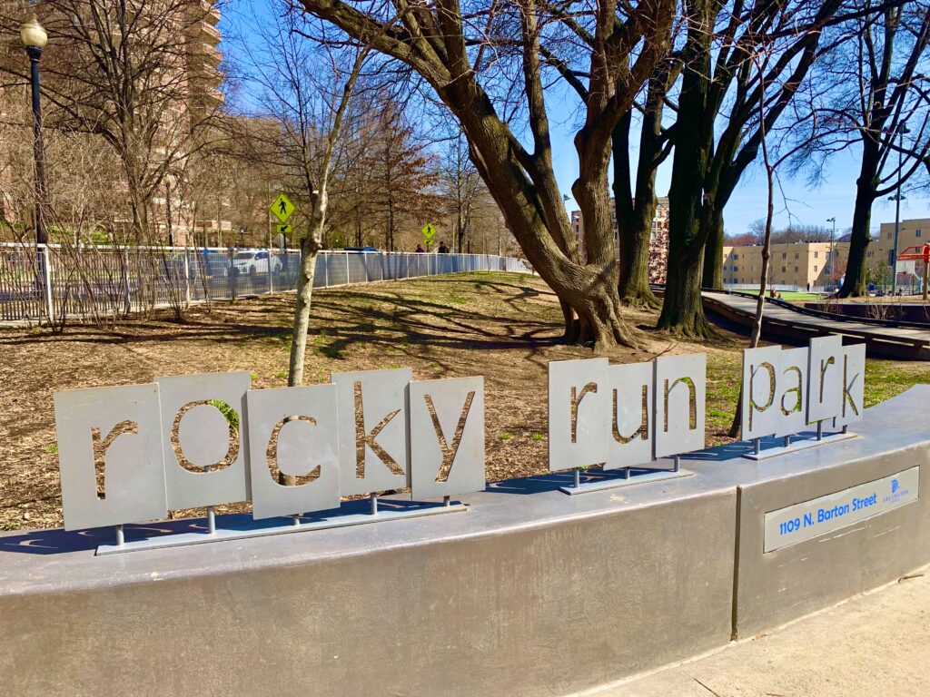 Rocky Run Park Sign