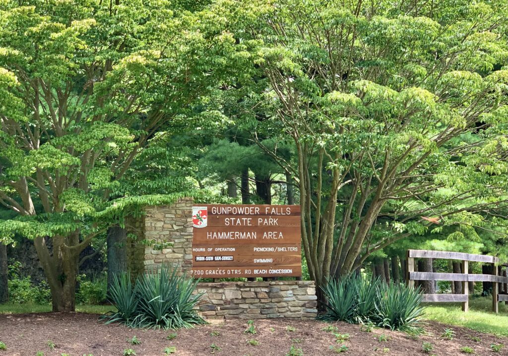 Entrance to Gunpowder Falls