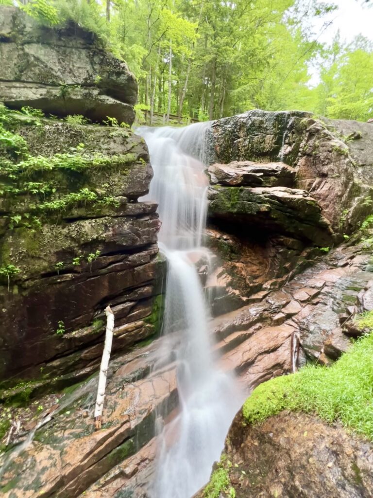 The Flume Gorge Avalanche Falls