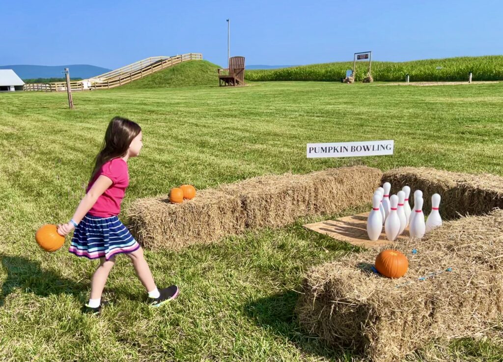 Magnolia Meadows Pumpkin Bowling