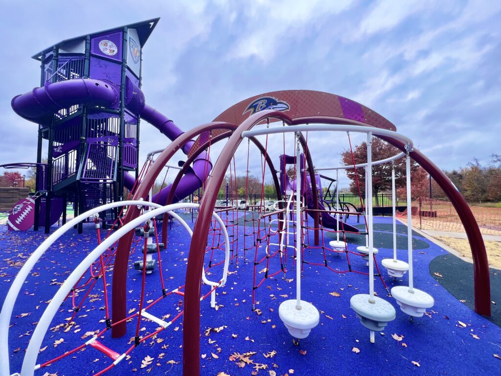 Baltimore Ravens on X: Our rookies helped unveil a new playground donated  by the Ravens as part of the NFL Play 60 Initiative ❗️ The playground  includes a wheelchair-accessible rubberized surface, timed