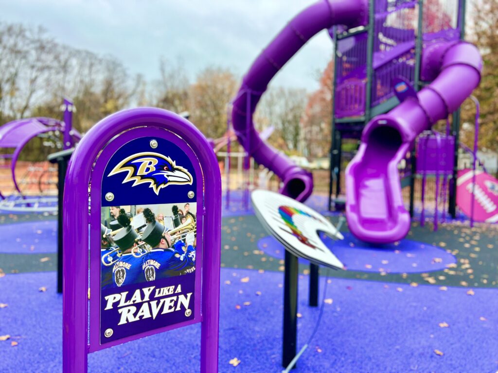 Baltimore Ravens on X: Our rookies helped unveil a new playground donated  by the Ravens as part of the NFL Play 60 Initiative ❗️ The playground  includes a wheelchair-accessible rubberized surface, timed