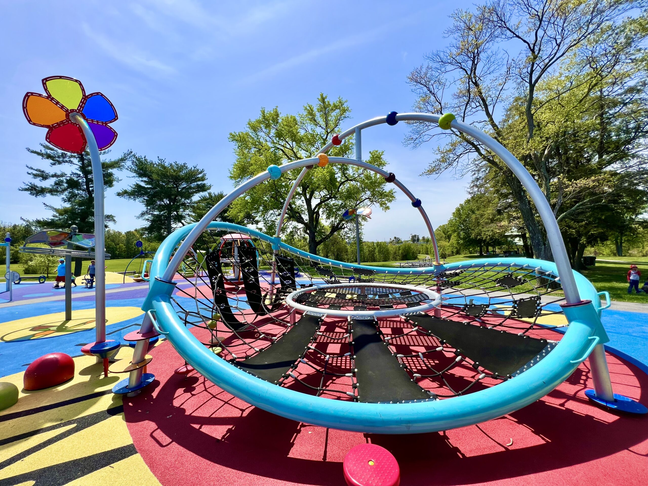 Kentland Community Center Playground Rope Walk - Been There Done That ...