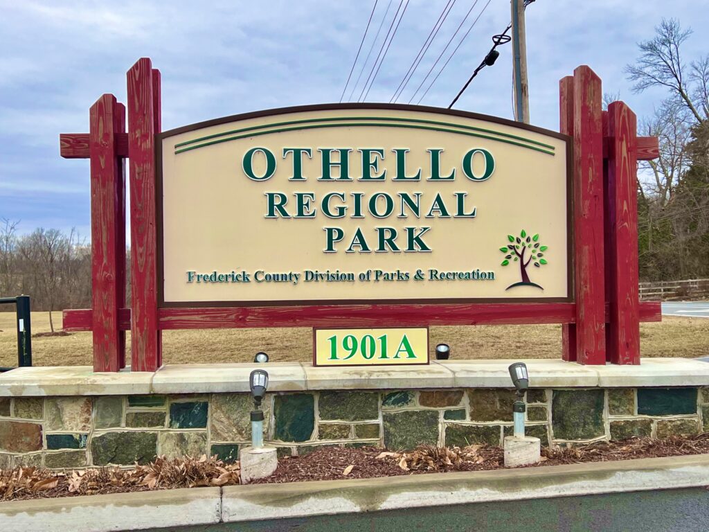 Othello Regional Park Sign