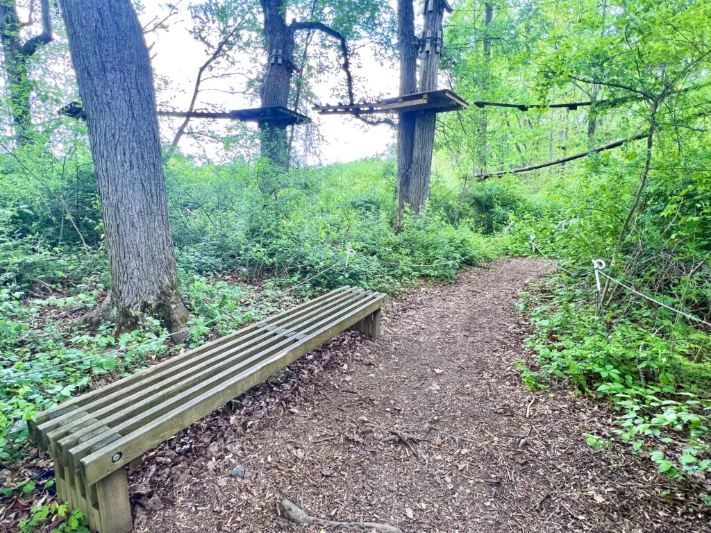 Sandy Spring Adventure Park Bench