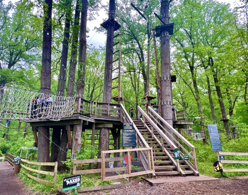 Sandy Spring Adventure Park Starting Platform