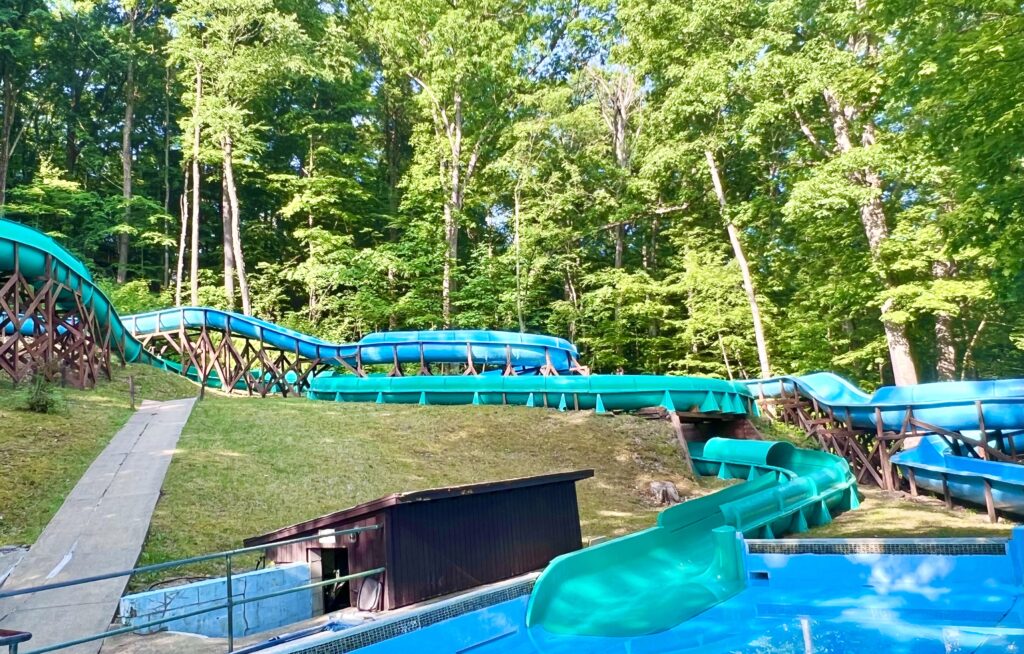 Jellystone Park Mill Run Long Waterslides