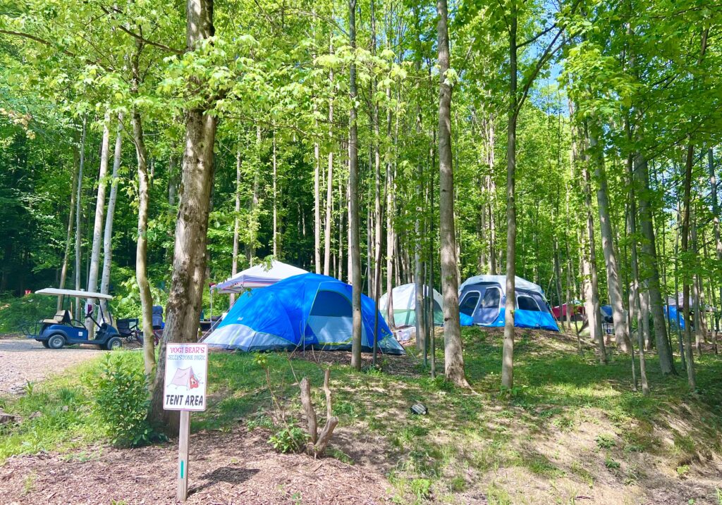 Jellystone Park Mill Run Tent Camping