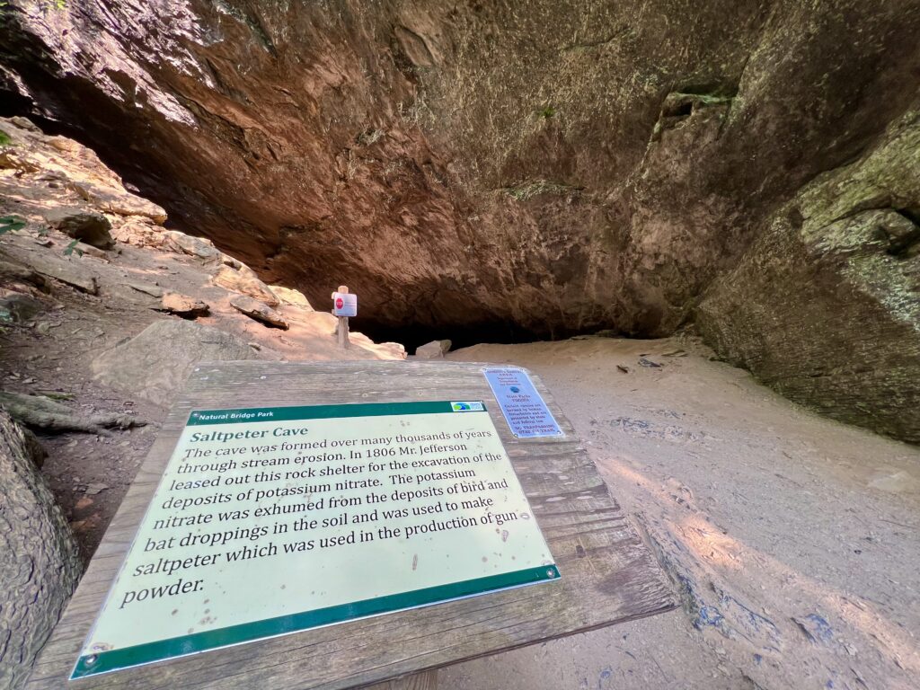 Natural Bridge State Park Salt Cave