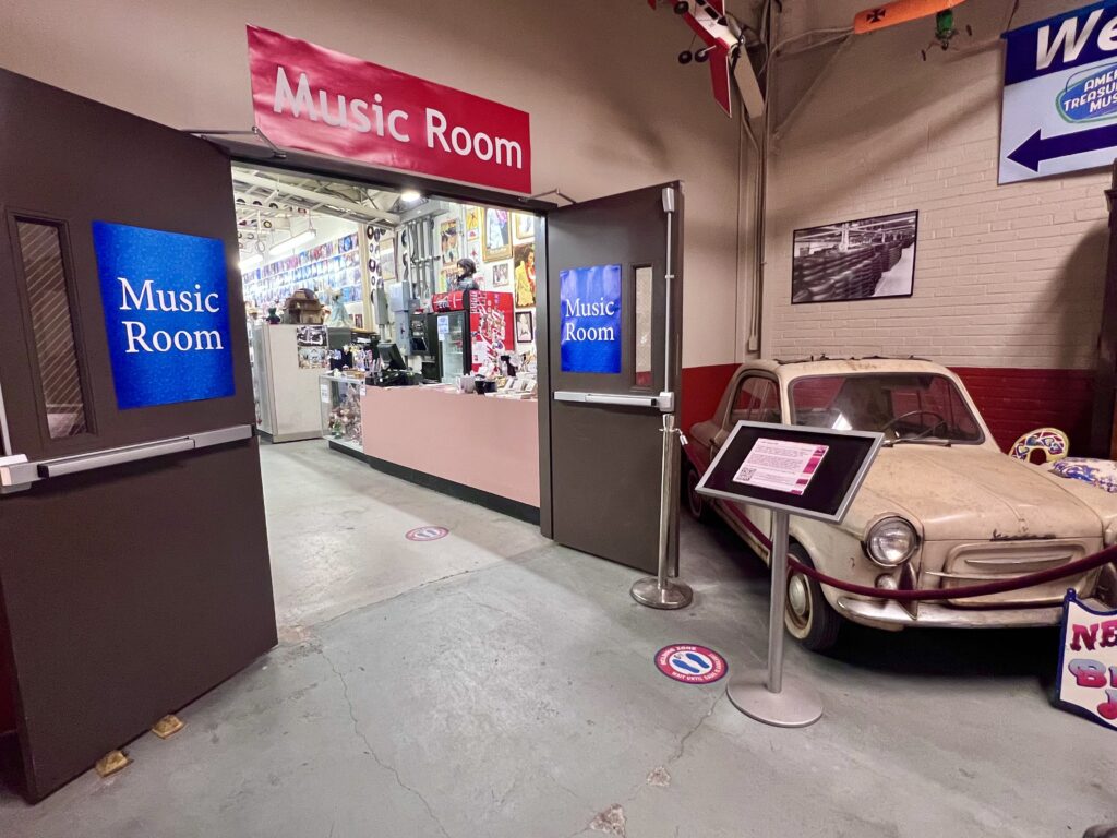 American Treasure Tour Music Room Entrance