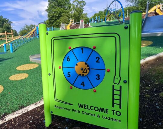 Entrance to Chutes and Ladders Playground