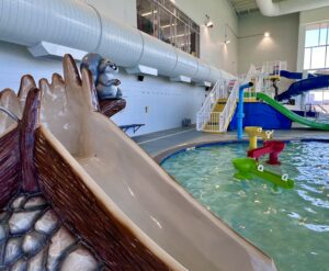 Mylan Park Aquatic Center Wooden Slide