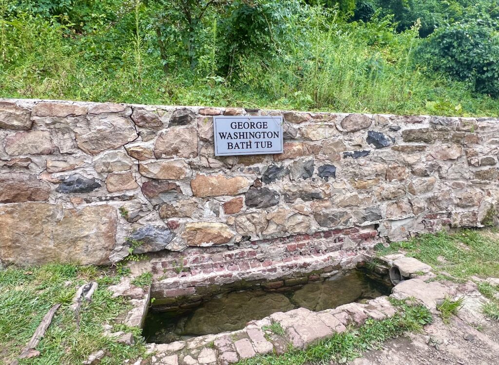 Berkley Springs State Park George Washingtons Bathtub