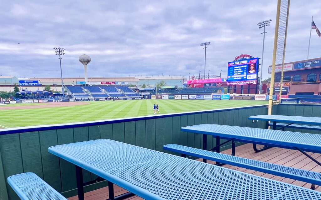 Reading Phillies Picnic Tables