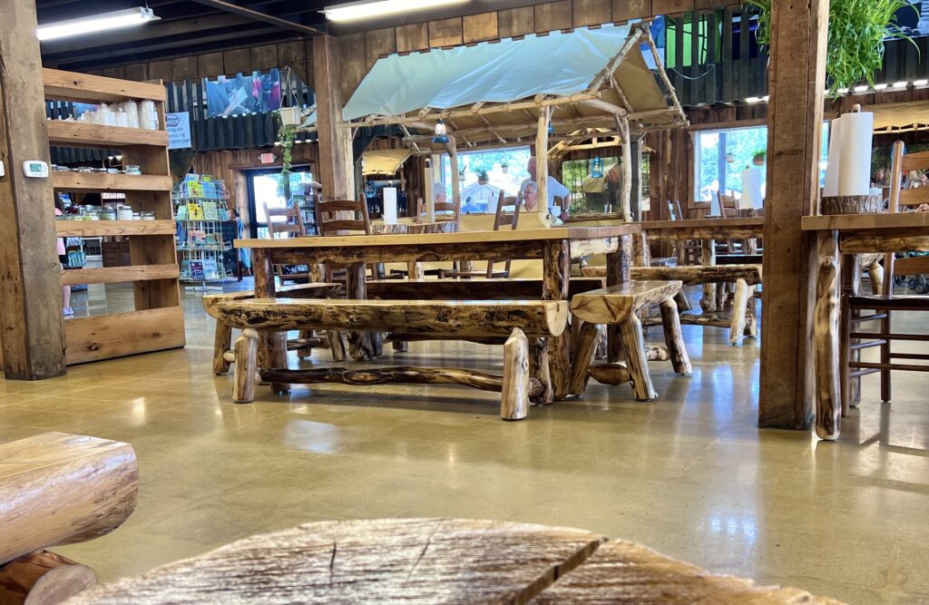 Hayloft Ice Cream Seating