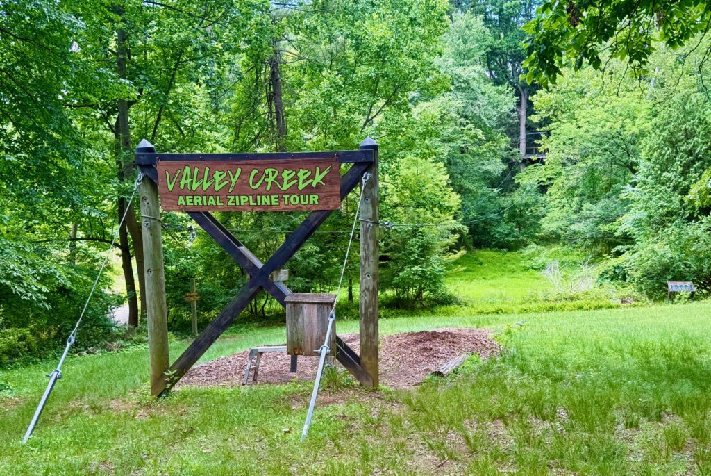 Valley Creek Ziplines Treehouse World